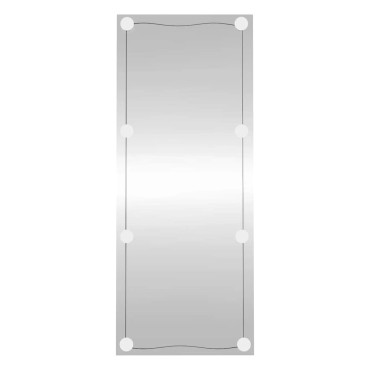 vidaXL Καθρέφτης Τοίχου με LED Ορθογώνιος 450x100 εκ. Γυάλινος