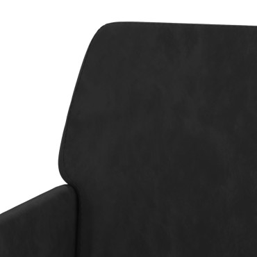 vidaXL Πάγκος Μαύρος 108x79x79cm Βελούδινος 1 τεμ.