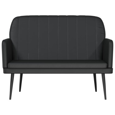 vidaXL Πάγκος Μαύρος 107x80x81cm από Συνθετικό Δέρμα 1 τεμ.