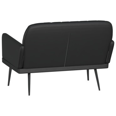 vidaXL Πάγκος Μαύρος 107x80x81cm από Συνθετικό Δέρμα 1 τεμ.