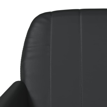 vidaXL Πάγκος Μαύρος 107x80x81cm από Συνθετικό Δέρμα 1 τεμ.