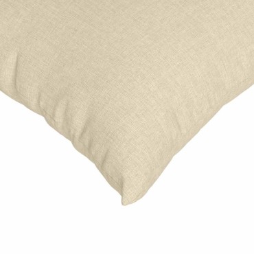 vidaXL Μαξιλάρι Καναπέ 2 τμχ. ύφασμα Κρεμ 50x30cm