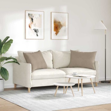 vidaXL Μαξιλάρι Καναπέ 2 pcs Taupe 70x50cm ύφασμα