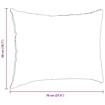 vidaXL Μαξιλάρι Καναπέ 2 pcs Taupe 70x50cm ύφασμα