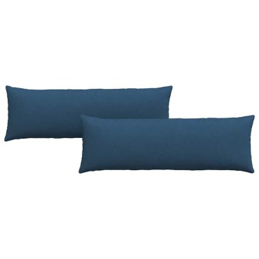 vidaXL Μαξιλάρι Καναπέ 2 τμχ. ύφασμα Μπλε 120x40cm