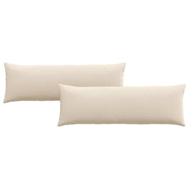 vidaXL Μαξιλάρι Καναπέ 2 pcs Μπεζ 120x40cm ύφασμα
