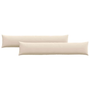 vidaXL Μαξιλάρι Καναπέ 2 pcs Μπεζ 200x40cm ύφασμα