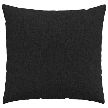 vidaXL Μαξιλάρι Καναπέ 2 τμχ. ύφασμα Μαύρο 45x45cm