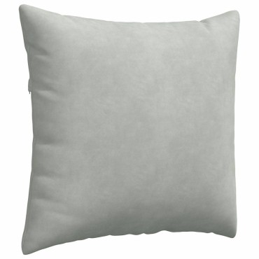 vidaXL Μαξιλάρι Καναπέ 2 pcs Ανοιχτό γκρι 45x45cm