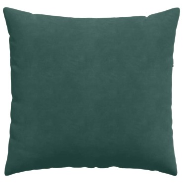 vidaXL Μαξιλάρι Καναπέ 2 pcs Σκούρο Πράσινο 45x45cm