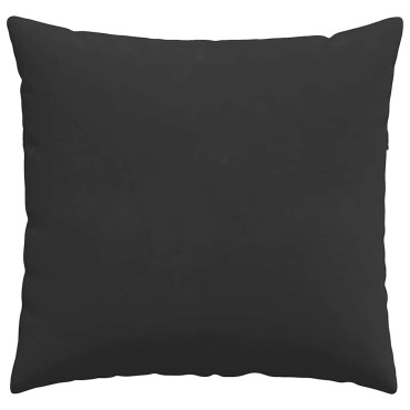 vidaXL Μαξιλάρι Καναπέ 2 τμχ. ύφασμα Μαύρο 45x45cm