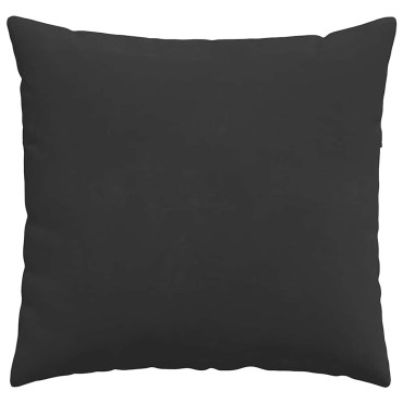 vidaXL Μαξιλάρι Καναπέ 2 τμχ. ύφασμα Μαύρο 50x50cm