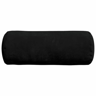 vidaXL Μαξιλάρια Στήριγμα 2 pcs Μαύρο 15x40cm Ύφασμα Μικροΐνας