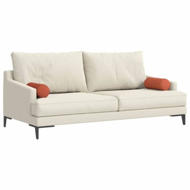 vidaXL Μαξιλάρια Στήριγμα 2 pcs Κόκκινο Πορτοκαλί 15x40 εκ