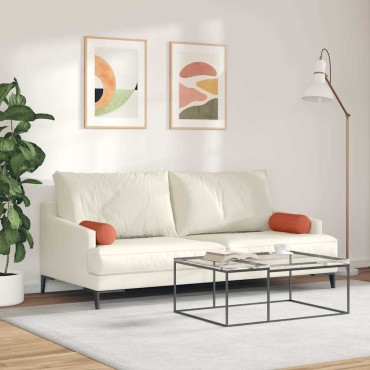 vidaXL Μαξιλάρια Στήριγμα 2 pcs Κόκκινο Πορτοκαλί 15x40 εκ