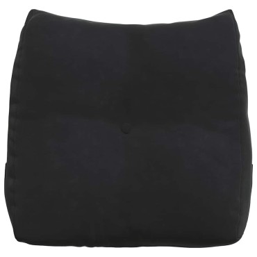 vidaXL Μαξιλάρι Πλάτης Μαύρο 45 x 24 x 50 εκ Βελούδο