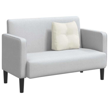 vidaXL Μαξιλάρι Πλάτης Κρεμ 45 x 24 x 50 εκ Βελούδο