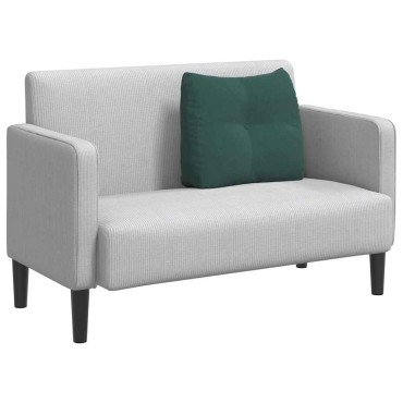 vidaXL Μαξιλάρι Πλάτης Σκούρο Πράσινο 60 x 24 x 50 εκ Βελούδο