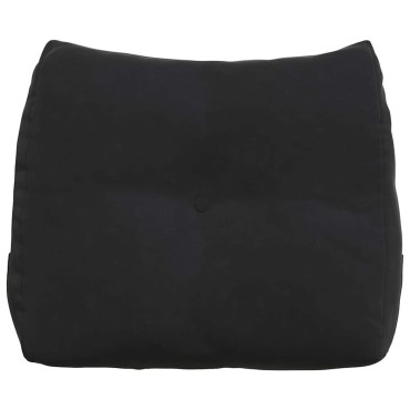 vidaXL Μαξιλάρι Πλάτης Μαύρο 60 x 24 x 50 εκ Βελούδο