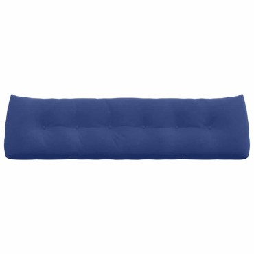 vidaXL Μαξιλάρι Πλάτης Μπλε Αστυνομίας 180 x 24 x 50 εκ Βελούδο