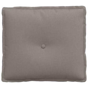 vidaXL Μαξιλάρι Πλάτης Taupe 50 x 19 x 45 εκ ύφασμα