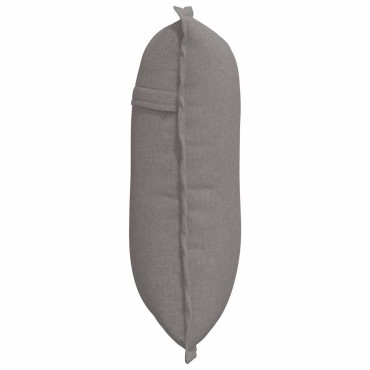 vidaXL Μαξιλάρι Πλάτης Taupe 50 x 19 x 45 εκ ύφασμα