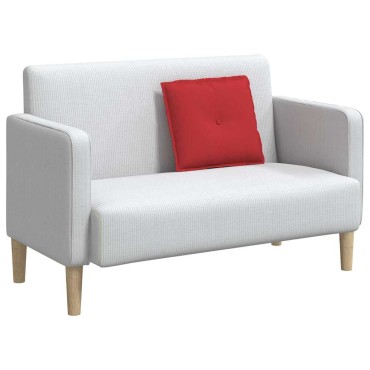 vidaXL Μαξιλάρι Πλάτης Κόκκινο 50 x 19 x 45 εκ ύφασμα