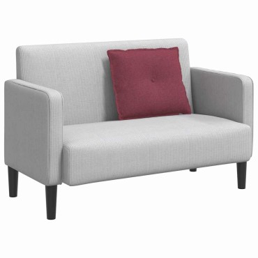 vidaXL Μαξιλάρι Πλάτης Κόκκινο 60 x 19 x 50 εκ ύφασμα