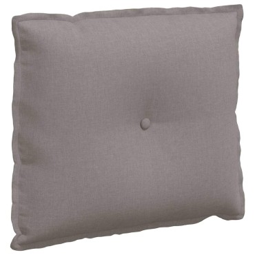 vidaXL Μαξιλάρι Πλάτης Taupe 60 x 19 x 50 εκ ύφασμα