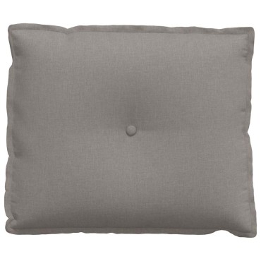 vidaXL Μαξιλάρι Πλάτης Taupe 60 x 19 x 50 εκ ύφασμα