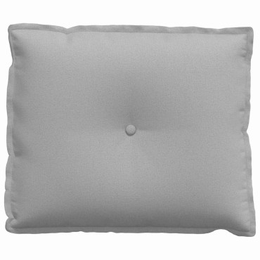 vidaXL Μαξιλάρι Πλάτης Σκίουρος Γκρί 60 x 19 x 50 εκ ύφασμα