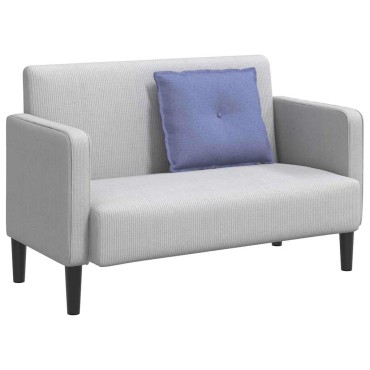 vidaXL Μαξιλάρι Πλάτης Μπλε τζην 60 x 19 x 50 εκ ύφασμα