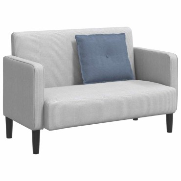 vidaXL Μαξιλάρι Πλάτης Μπλε 60 x 50 cm Υφασμάτινο Κορντουρά