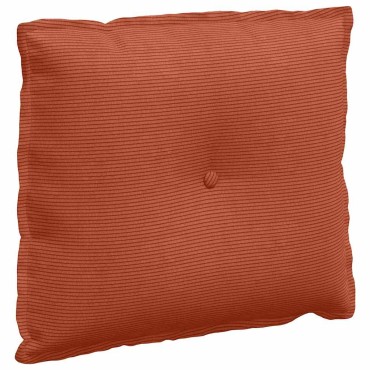 vidaXL Μαξιλάρι Πλάτης Κόκκινο Πορτοκαλί 60 x 50 cm