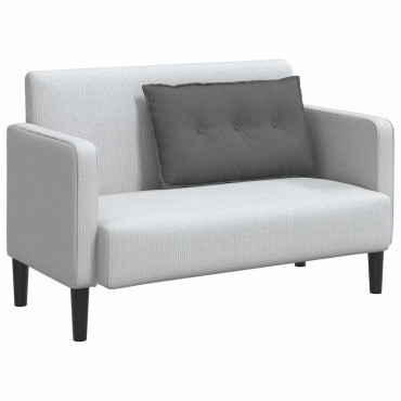 vidaXL Μαξιλάρι Πλάτης Σκούρο Γκρι 80 x 19 x 50 εκ ύφασμα