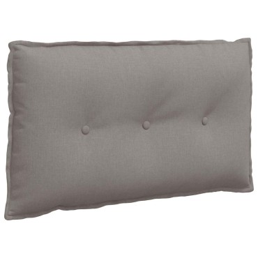 vidaXL Μαξιλάρι Πλάτης Taupe 80 x 19 x 50 εκ ύφασμα