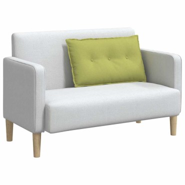 vidaXL Μαξιλάρι Πλάτης Ανοιχτό Πράσινο 80 x 19 x 50 εκ ύφασμα