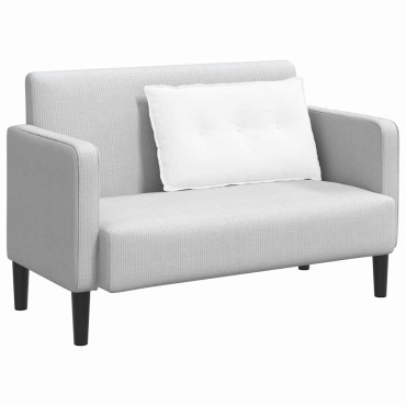 vidaXL Μαξιλάρι Πλάτης Λευκό 80 x 19 x 50 εκ ύφασμα
