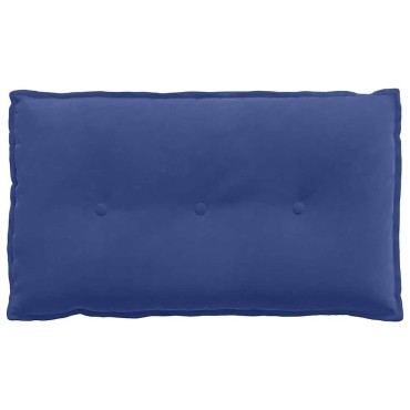 vidaXL Μαξιλάρι Πλάτης Μπλε Αστυνομίας 80 x 50 cm Υφασμάτινο Κορντουρά