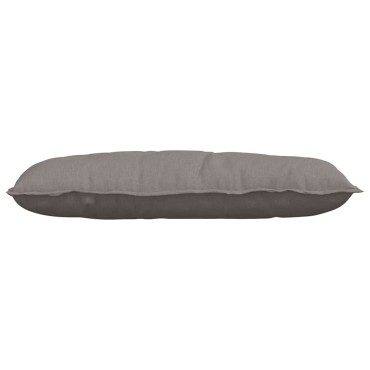 vidaXL Μαξιλάρι Πλάτης Taupe 100 x 19 x 50 εκ ύφασμα