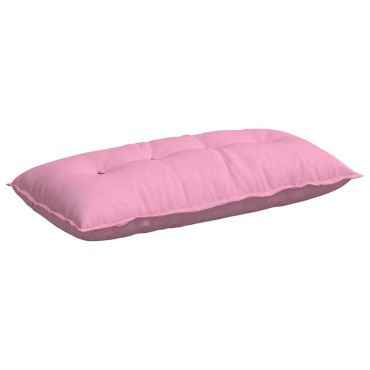 vidaXL Μαξιλάρι Πλάτης Ροζ 100 x 19 x 50 εκ ύφασμα