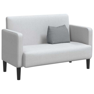 vidaXL Μαξιλάρι Πλάτης Ανοιχτό γκρι 45 x 20 x 35 εκ. ύφασμα