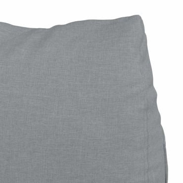 vidaXL Μαξιλάρι Πλάτης Ανοιχτό γκρι 45 x 20 x 35 εκ. ύφασμα