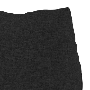 vidaXL Μαξιλάρι Πλάτης Μαύρο 45 x 20 x 35 εκ. ύφασμα