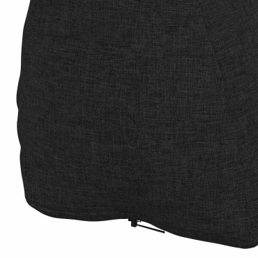 vidaXL Μαξιλάρι Πλάτης Μαύρο 45 x 20 x 35 εκ. ύφασμα