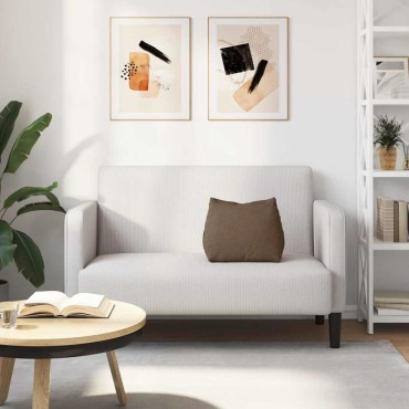 vidaXL Μαξιλάρι Πλάτης Καφέ 45 x 20 x 35 εκ. ύφασμα