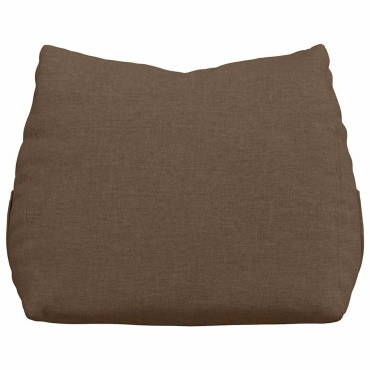 vidaXL Μαξιλάρι Πλάτης Καφέ 45 x 20 x 35 εκ. ύφασμα