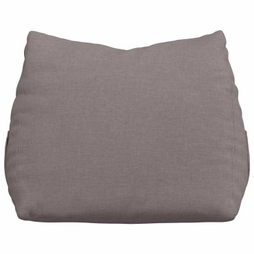 vidaXL Μαξιλάρι Πλάτης Taupe 45 x 20 x 35 εκ. ύφασμα