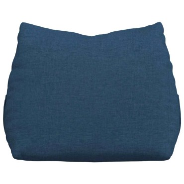 vidaXL Μαξιλάρι Πλάτης Μπλε 45 x 20 x 35 εκ. ύφασμα