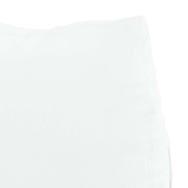 vidaXL Μαξιλάρι Πλάτης Λευκό 45 x 20 x 35 εκ. ύφασμα